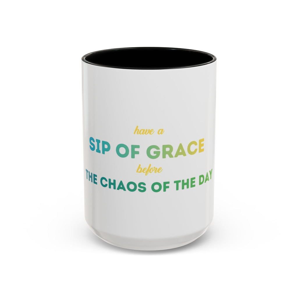 Sip of Grace Coffee Mug — Inspirational Christian Morning Mug (15oz)