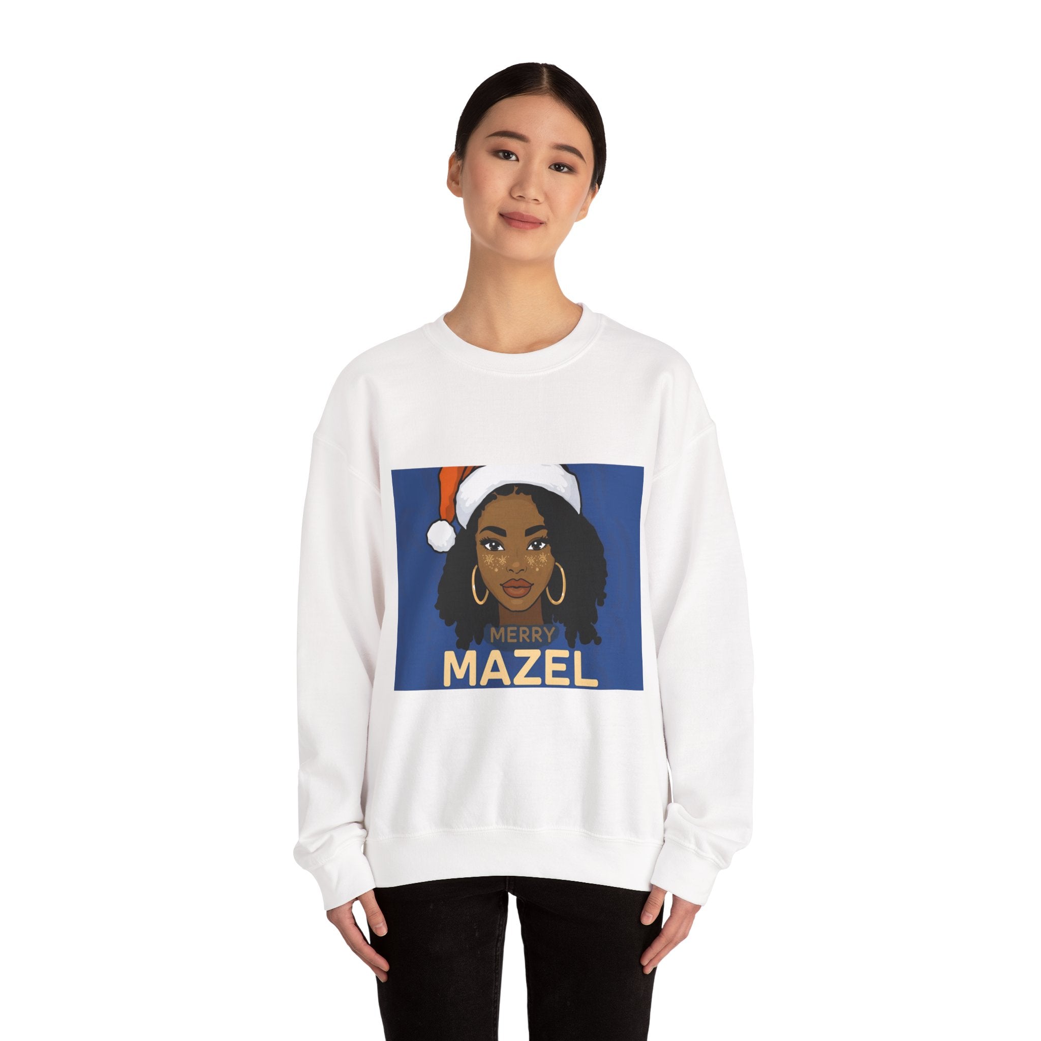 Merry Mazel Holiday Crewneck Sweatshirt