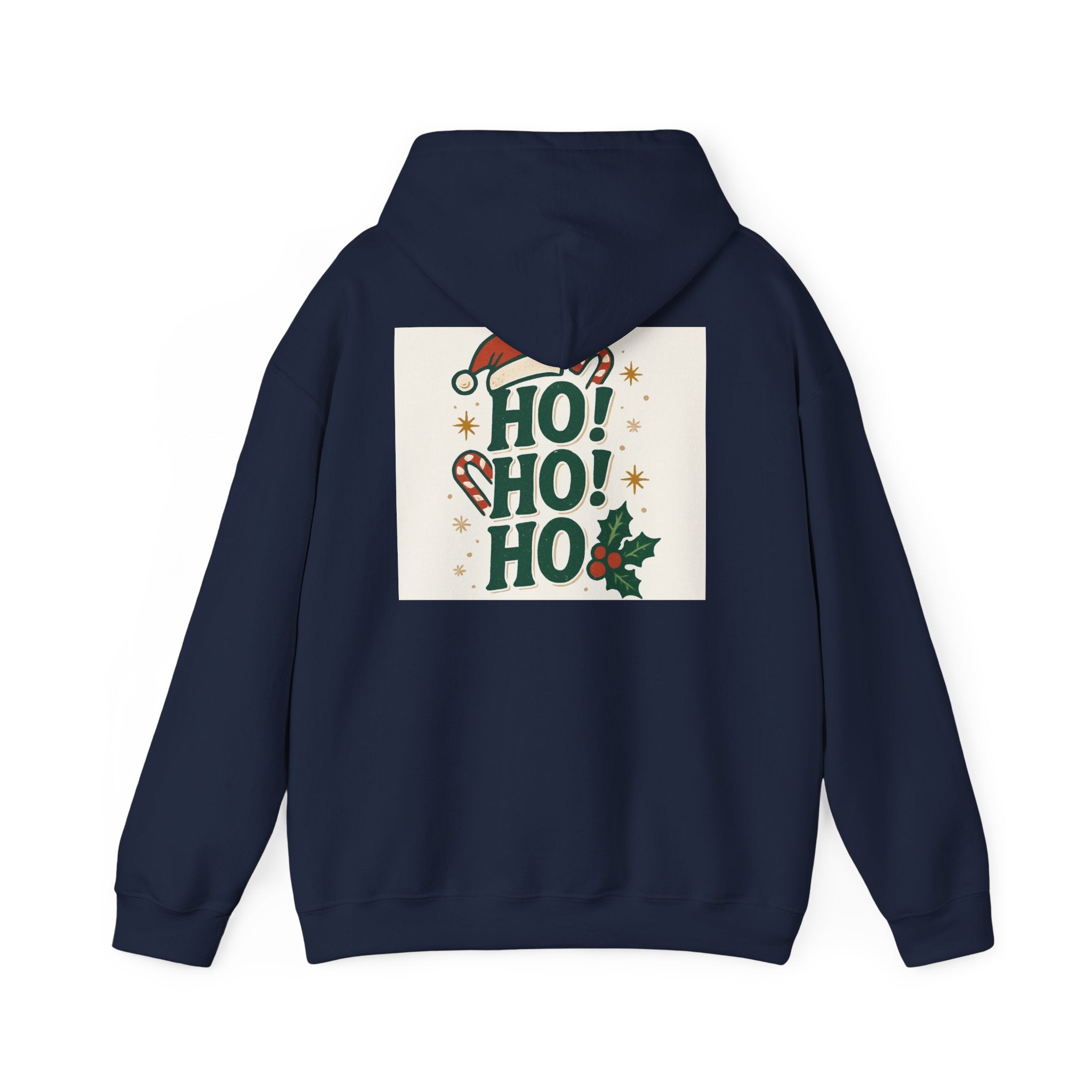 Christmas Wrapper Hoodie — Cute Black Girl Santa Illustration Holiday Sweatshirt