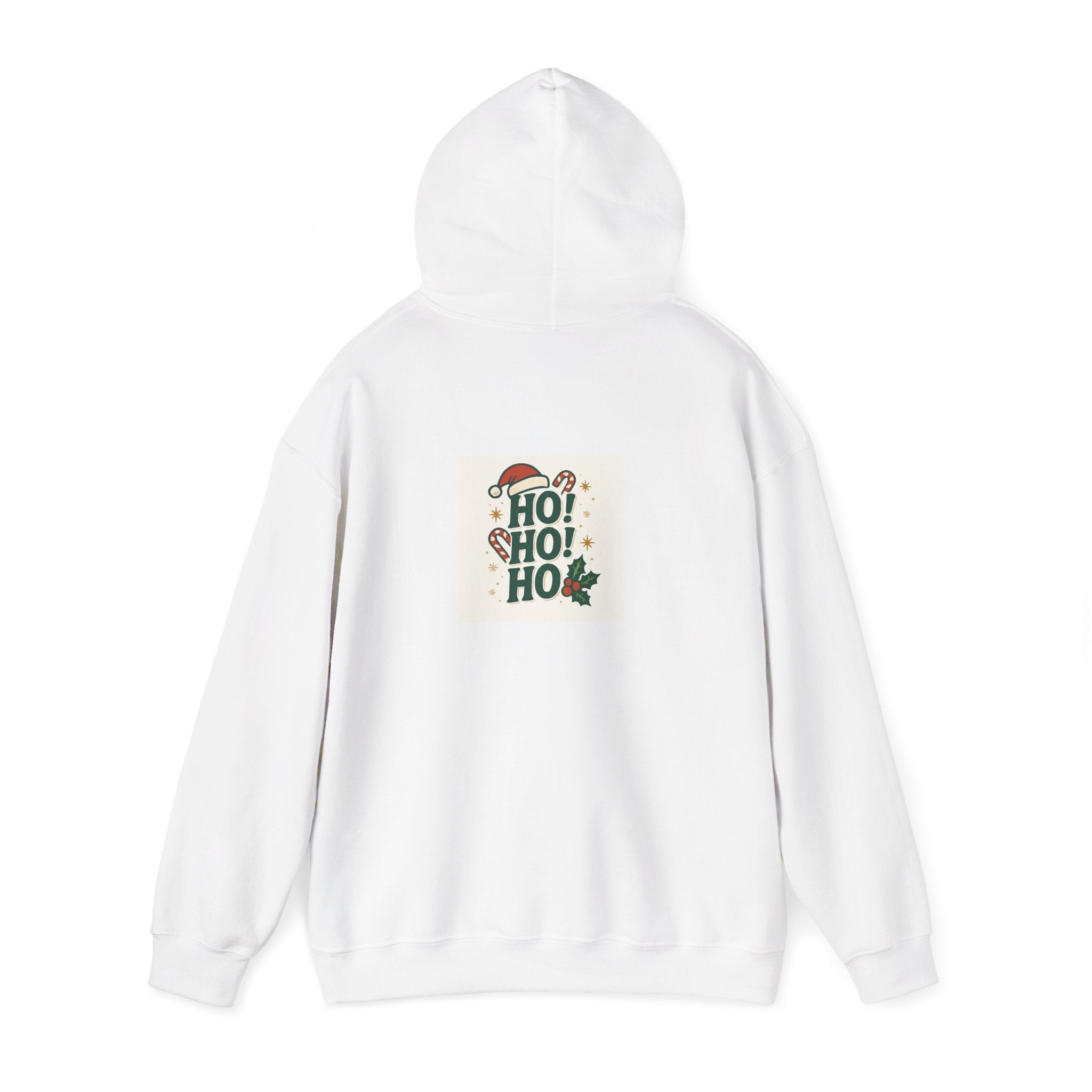 Christmas Sloth Hoodie – 'Ho! Ho! Ho!' Holiday Graphic Sweatshirt