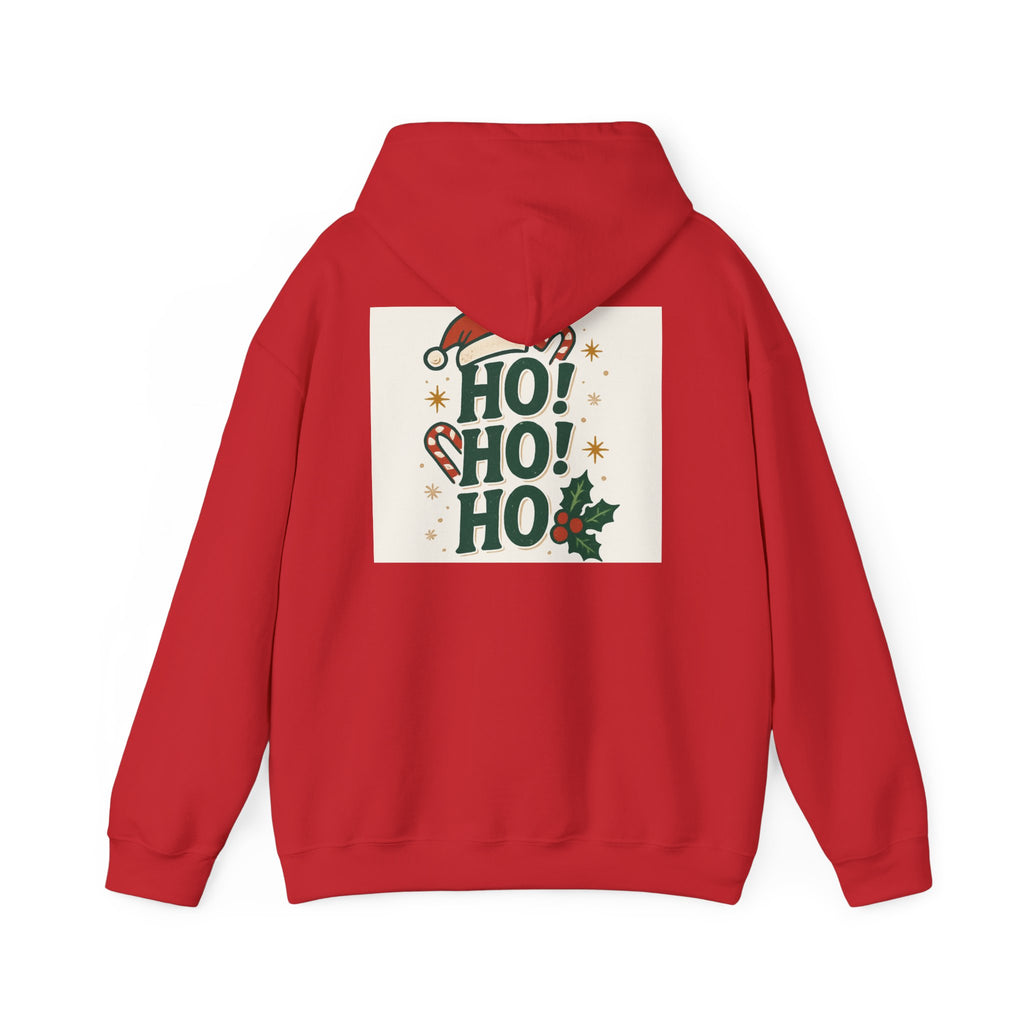 Christmas Wrapper Hoodie — Cute Black Girl Santa Illustration Holiday Sweatshirt