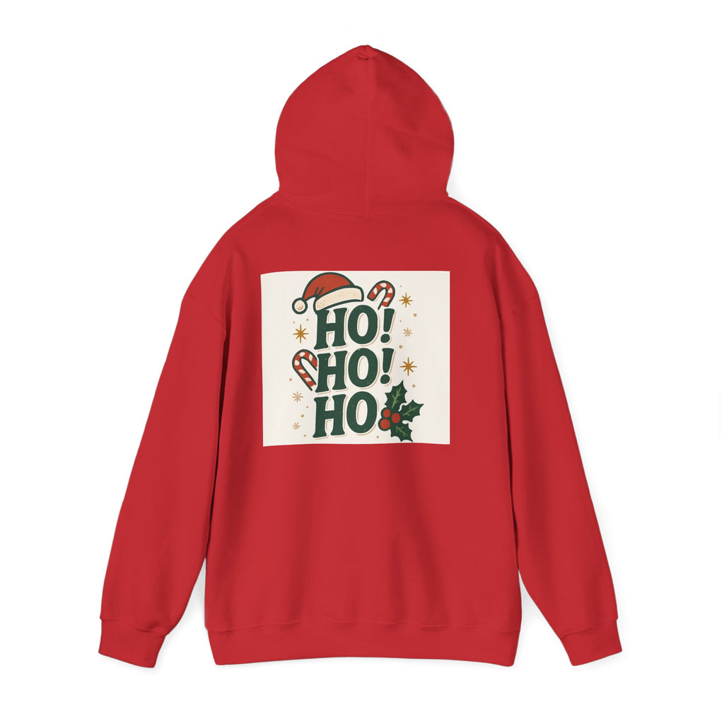 Christmas Wrapper Hoodie — Cute Black Girl Santa Illustration Holiday Sweatshirt