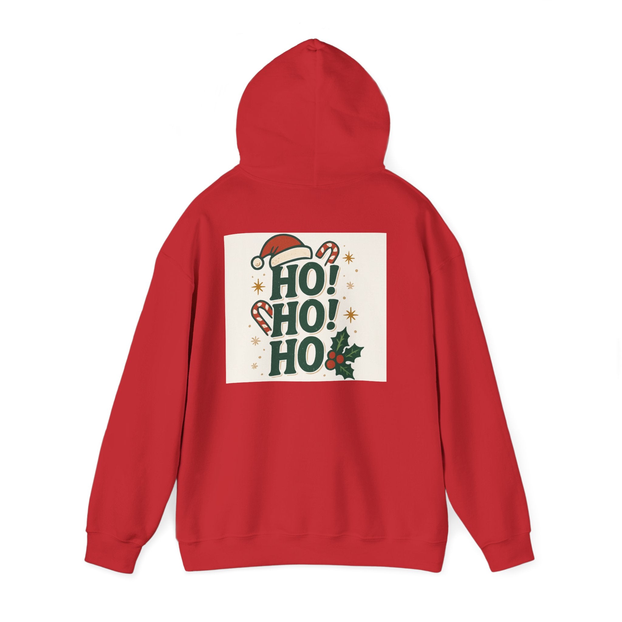 Christmas Wrapper Hoodie — Cute Black Girl Santa Illustration Holiday Sweatshirt