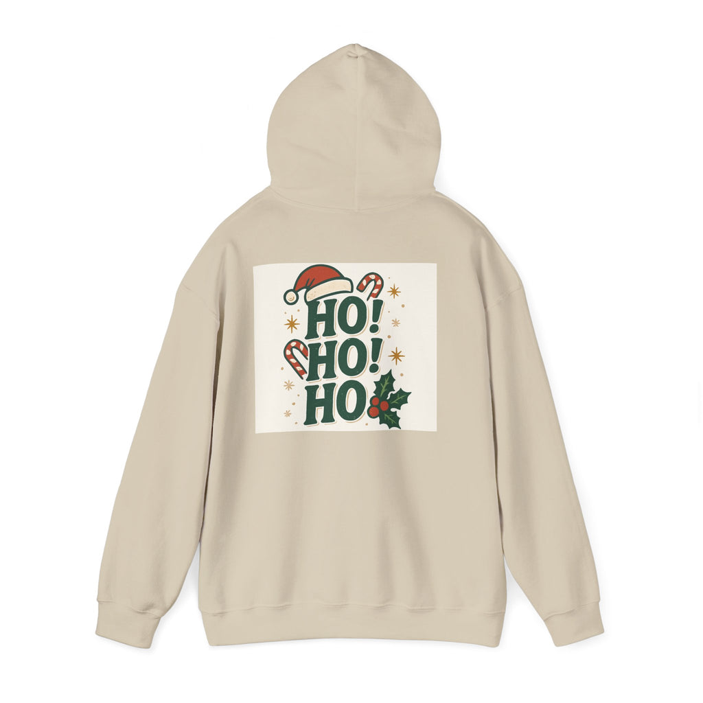 Christmas Wrapper Hoodie — Cute Black Girl Santa Illustration Holiday Sweatshirt