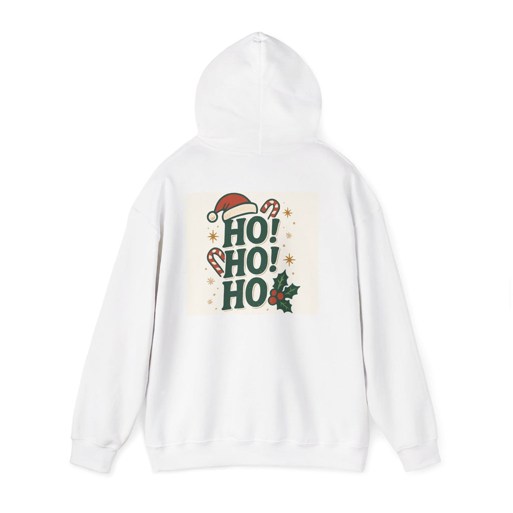 Christmas Wrapper Hoodie — Cute Black Girl Santa Illustration Holiday Sweatshirt