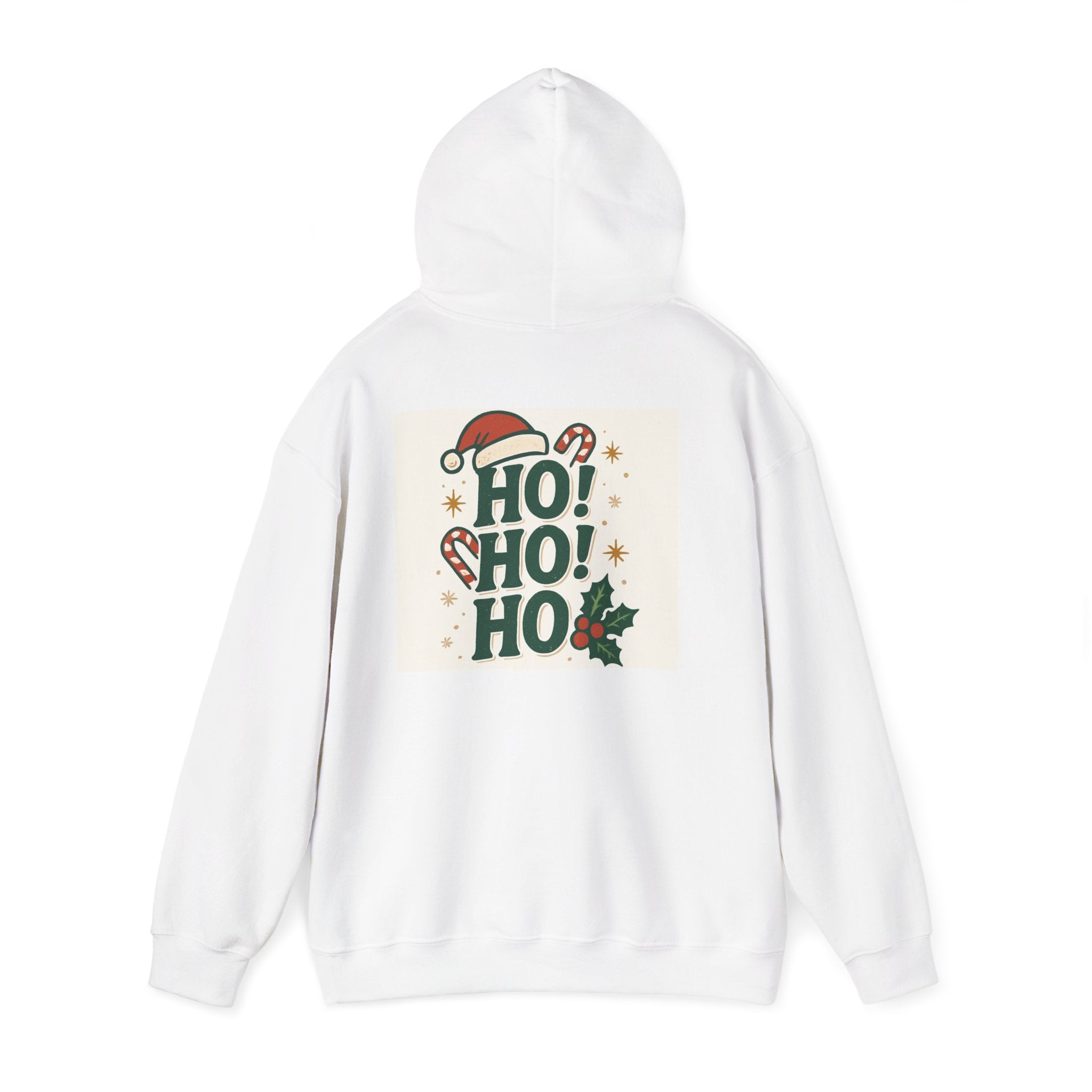 Christmas Wrapper Hoodie — Cute Black Girl Santa Illustration Holiday Sweatshirt