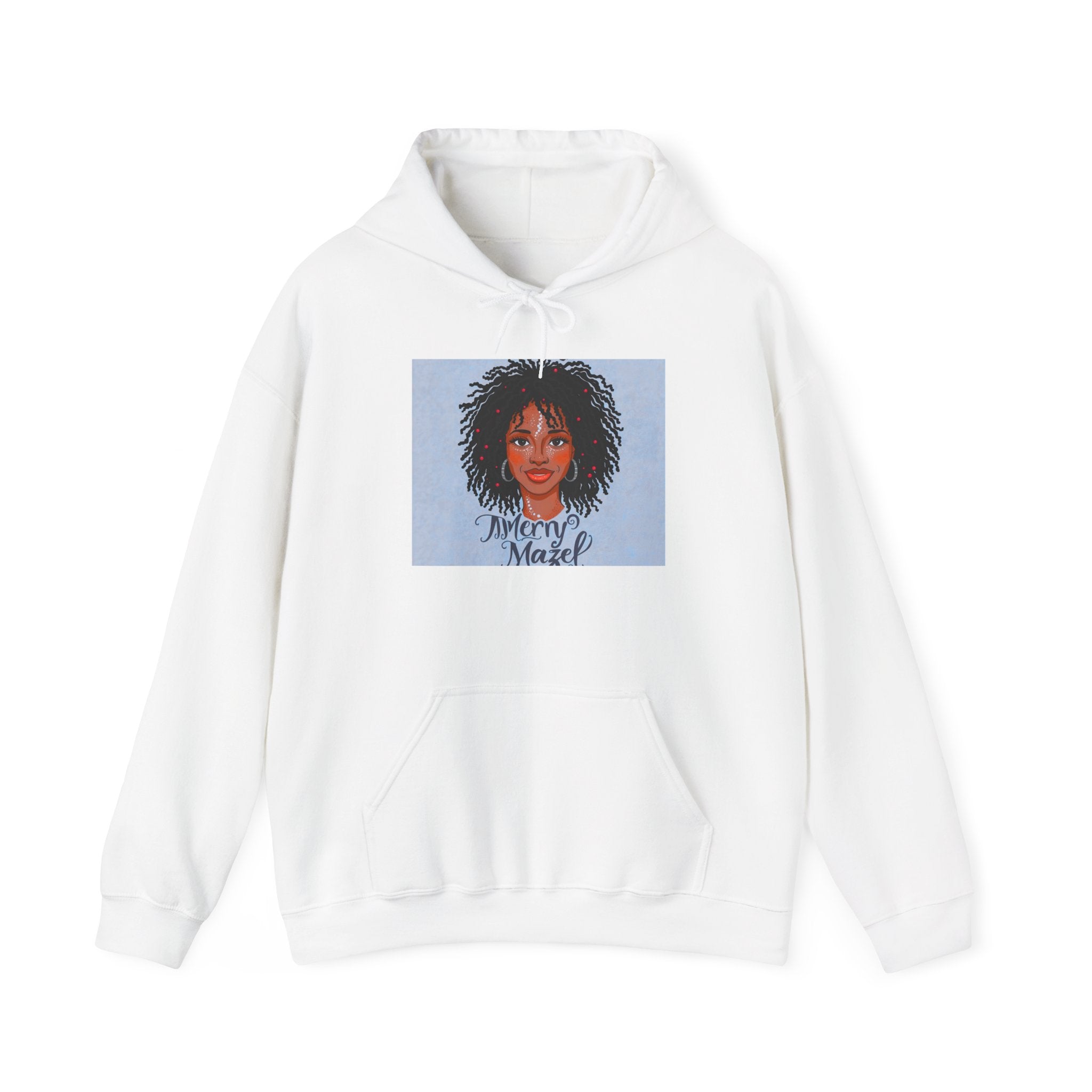 Portrait Art Hoodie — “Lovely Mel” Graphic Women’s Face Illustration Hoodie