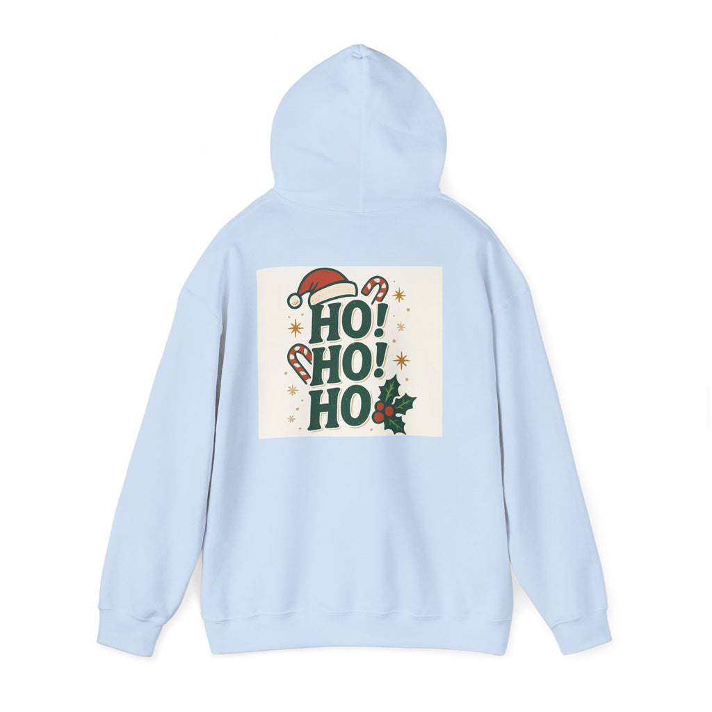 Christmas Wrapper Hoodie — Cute Black Girl Santa Illustration Holiday Sweatshirt