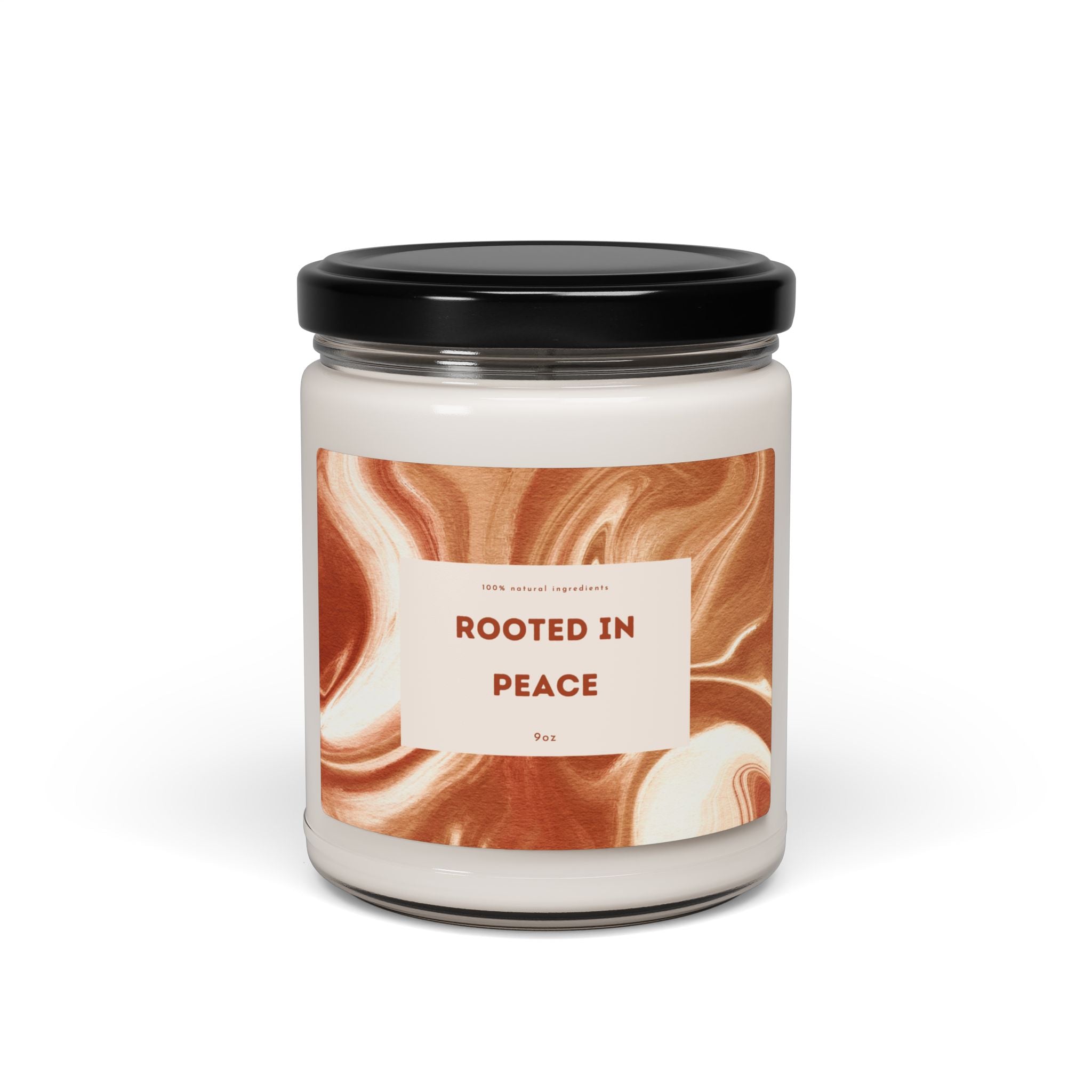 Soy Candle, Rooted in Peace Scent, 9oz