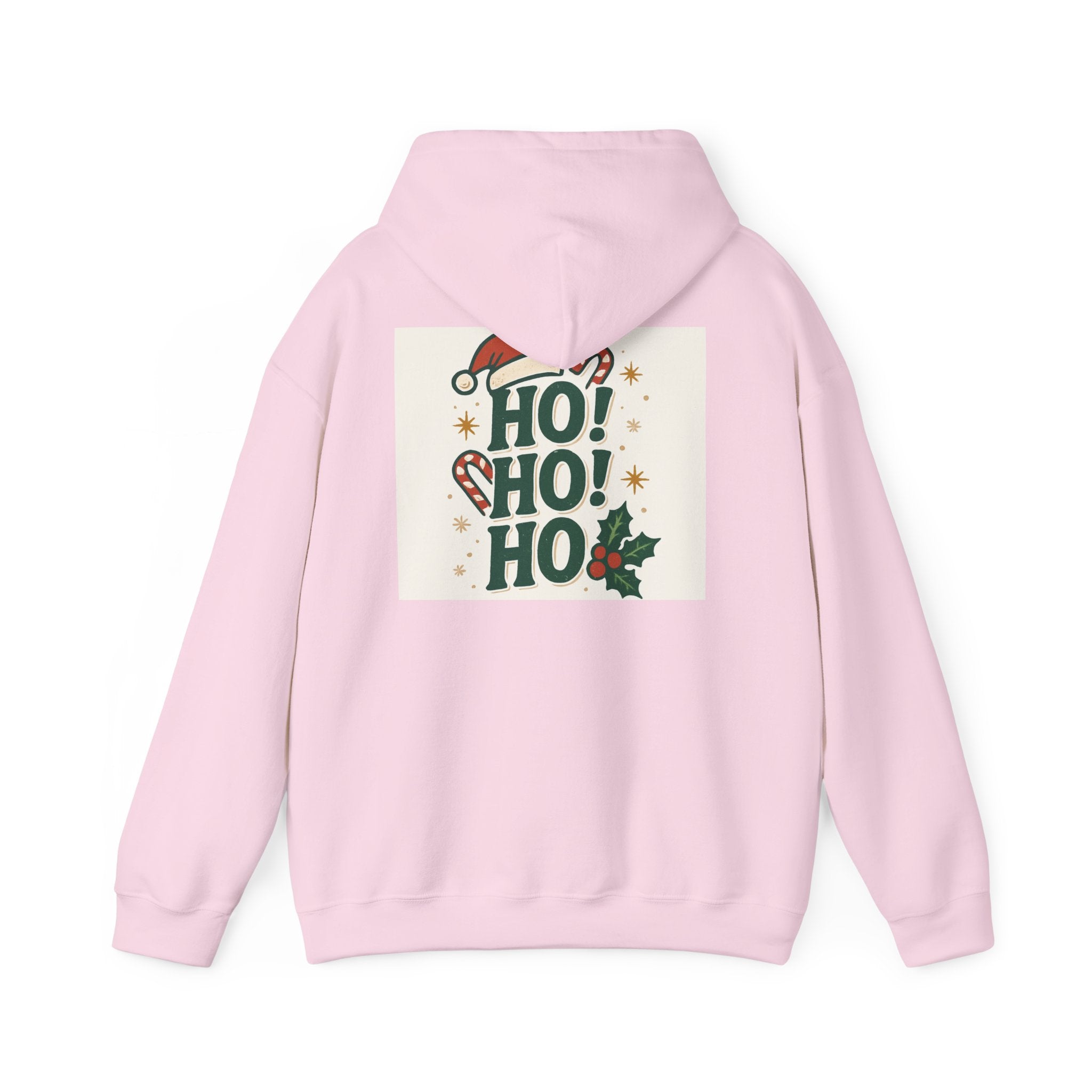 Christmas Wrapper Hoodie — Cute Black Girl Santa Illustration Holiday Sweatshirt