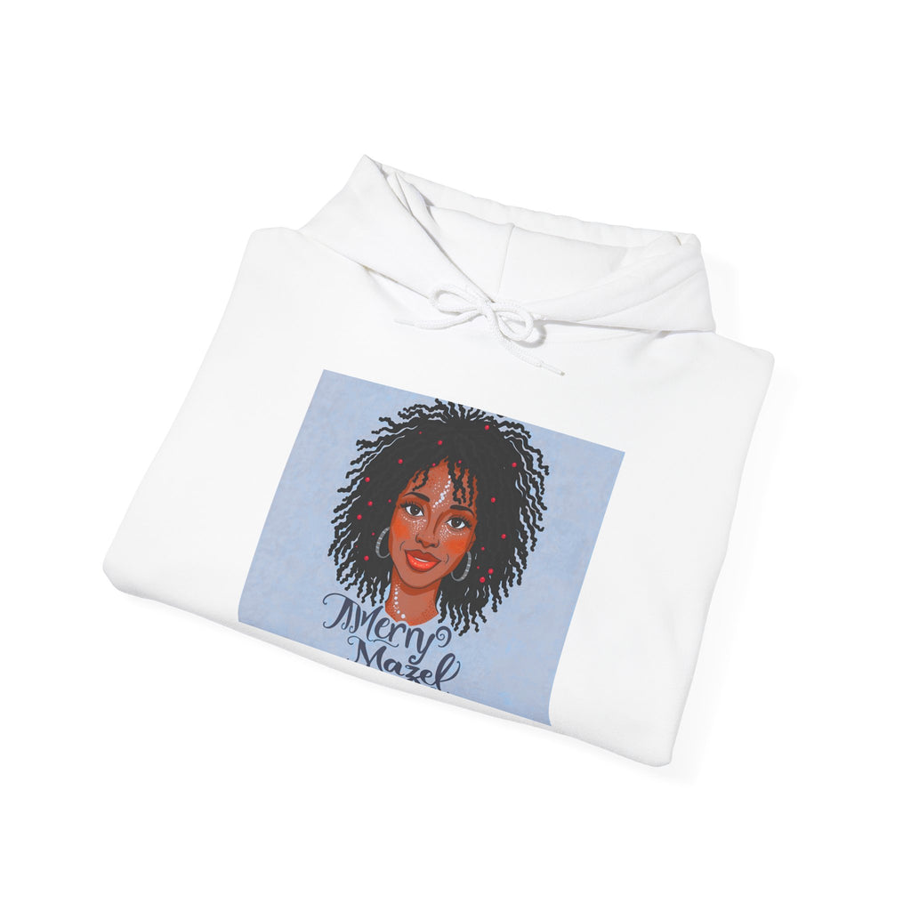 Portrait Art Hoodie — “Lovely Mel” Graphic Women’s Face Illustration Hoodie