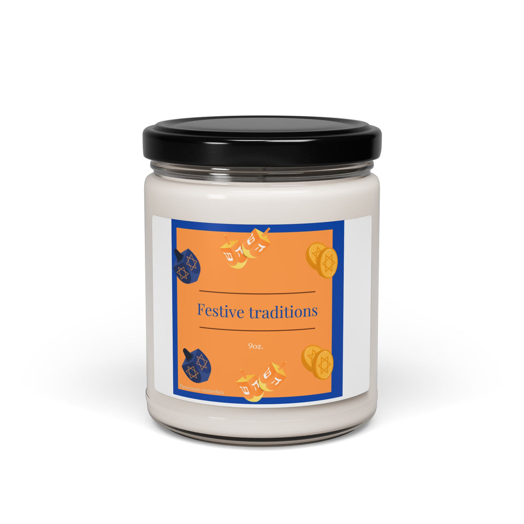 Festive Traditions Soy Candle — 9oz Scented Jar (Holiday Aromas)