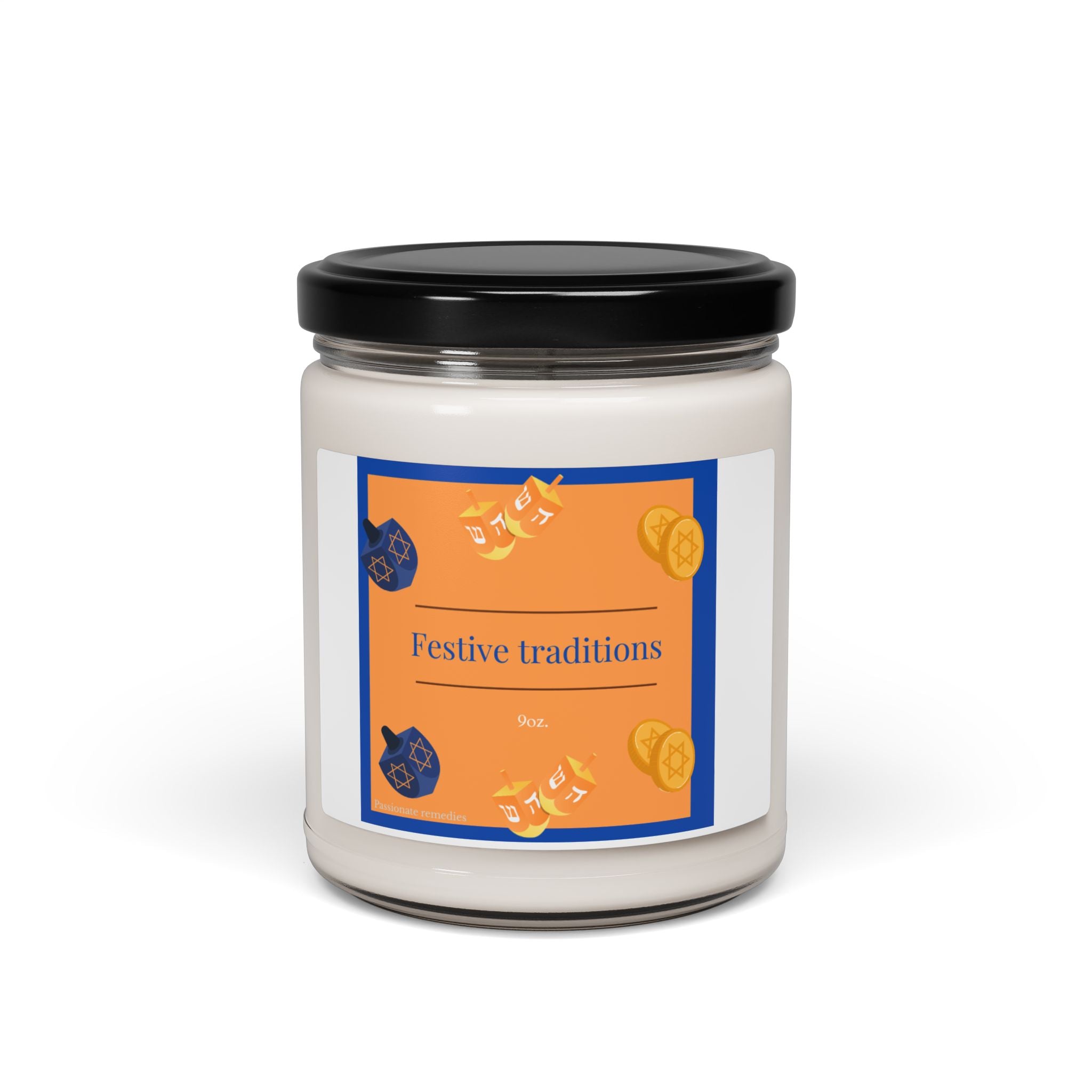 Festive Traditions Soy Candle — 9oz Scented Jar (Holiday Aromas)