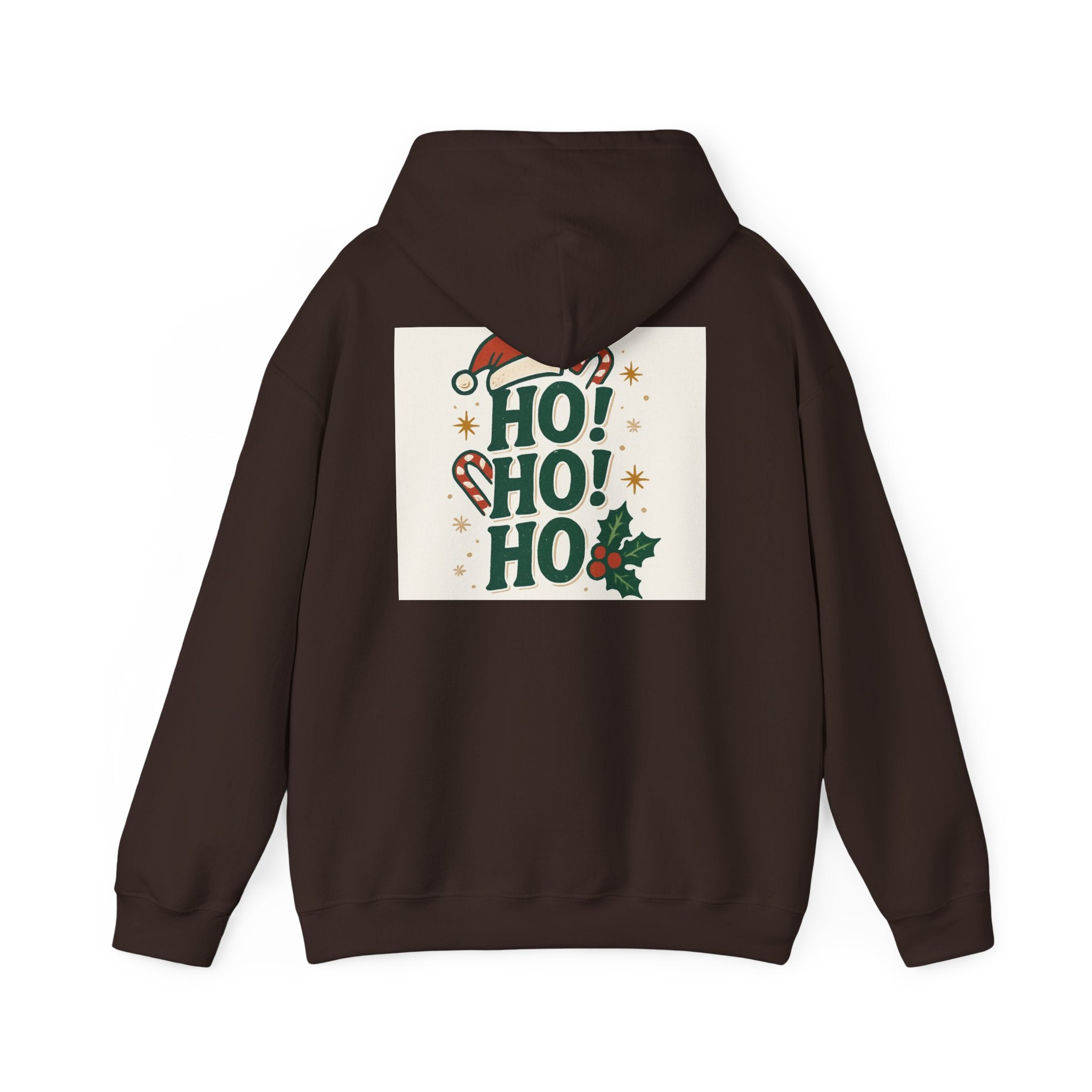 Christmas Wrapper Hoodie — Cute Black Girl Santa Illustration Holiday Sweatshirt