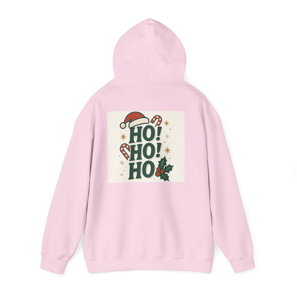 Christmas Wrapper Hoodie — Cute Black Girl Santa Illustration Holiday Sweatshirt