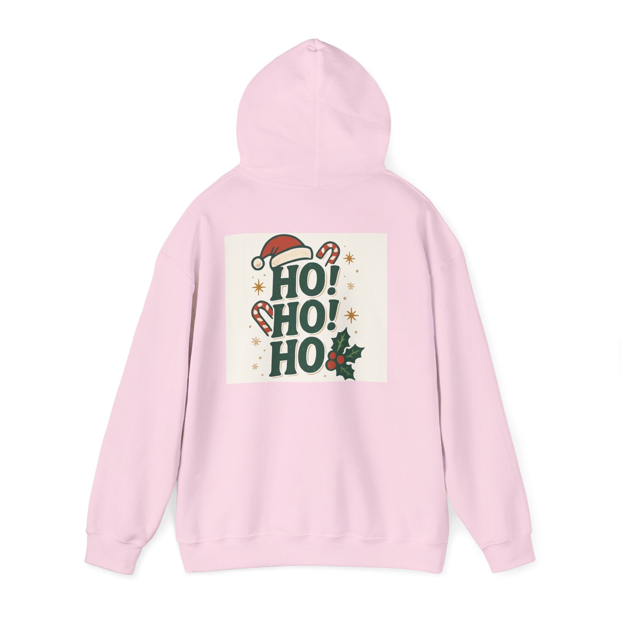 Christmas Wrapper Hoodie — Cute Black Girl Santa Illustration Holiday Sweatshirt