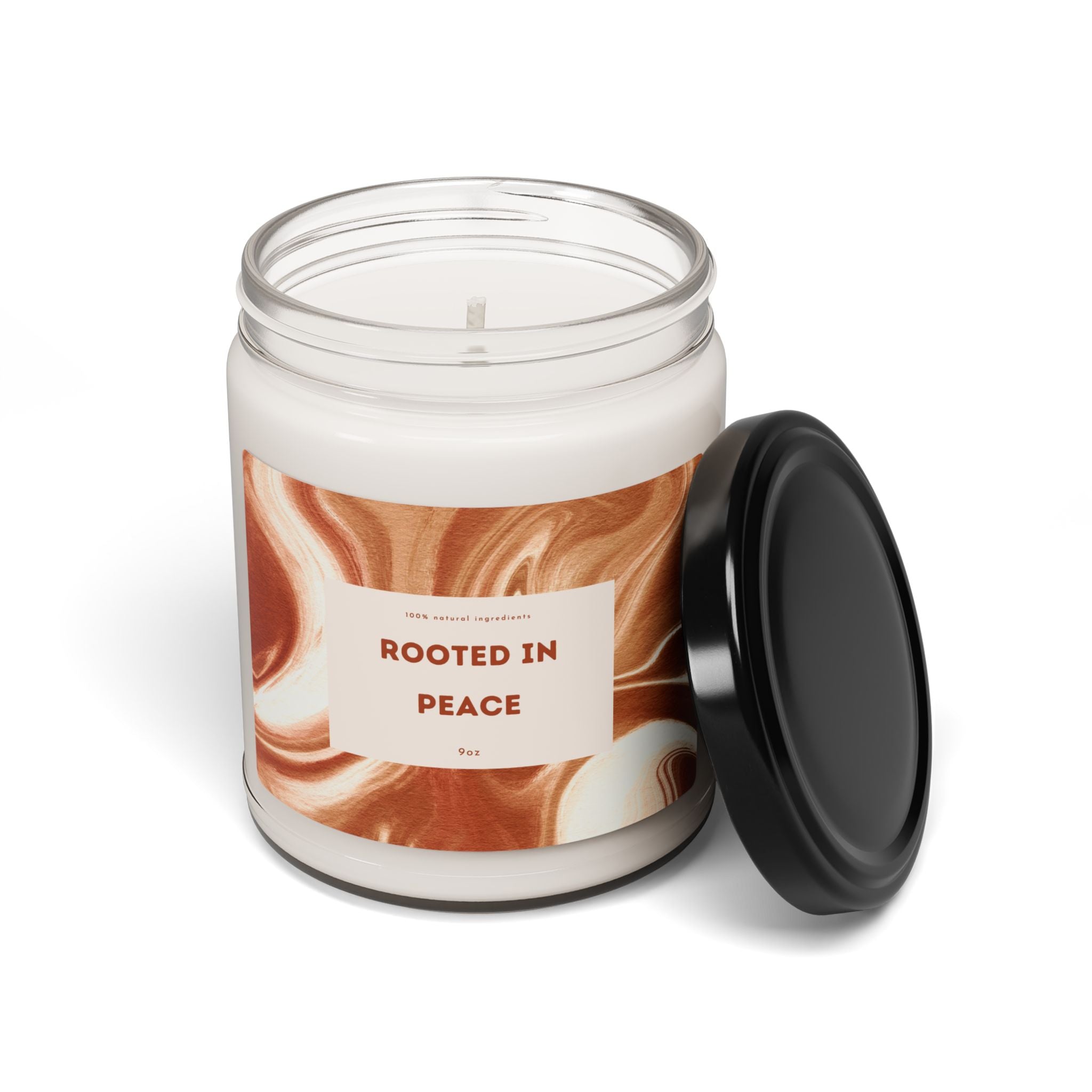 Soy Candle, Rooted in Peace Scent, 9oz