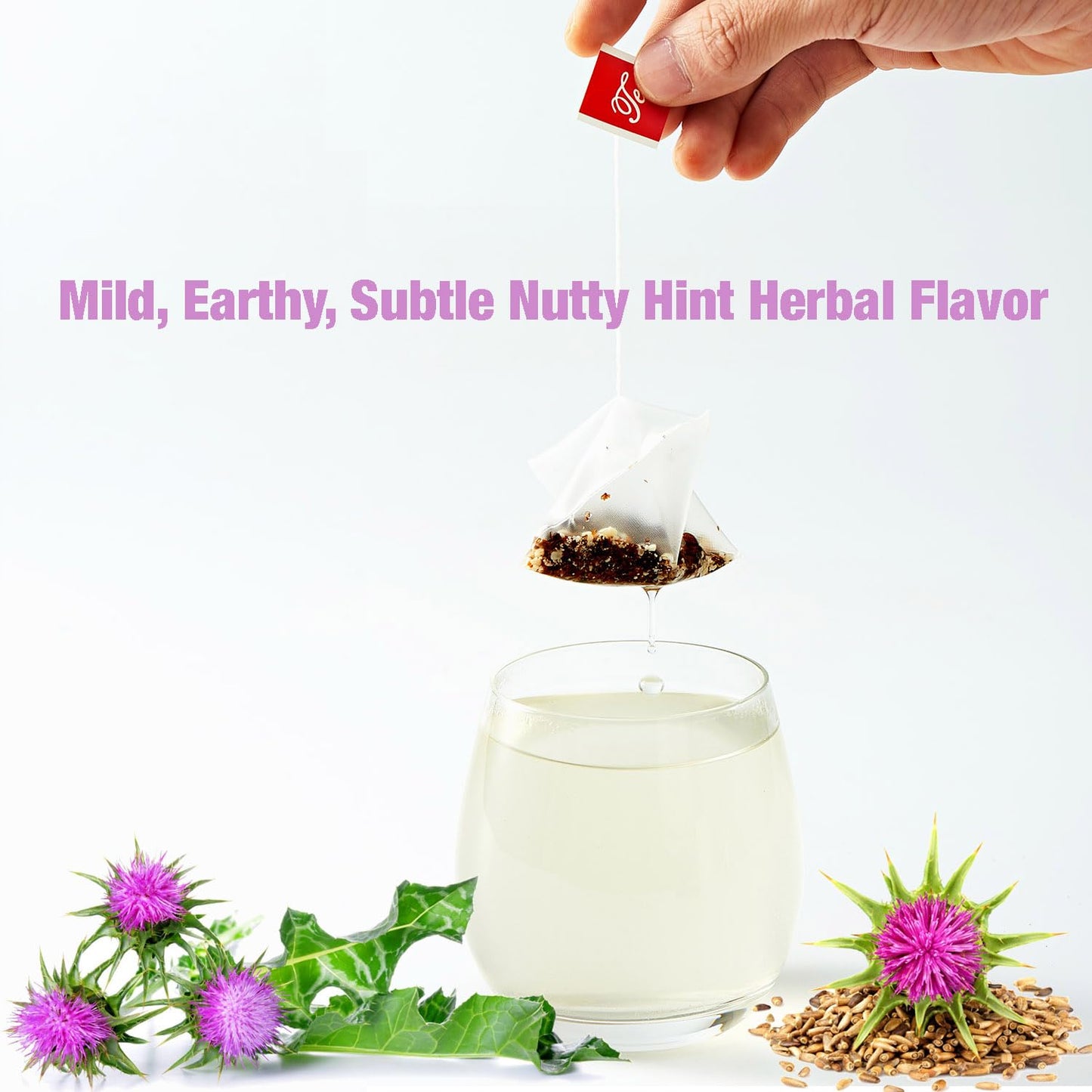 50 Ginger Turmeric Tea Bags – Premium Herbal Turmeric and Ginger Tea for Digestion and Immune Support, Caffeine-Free