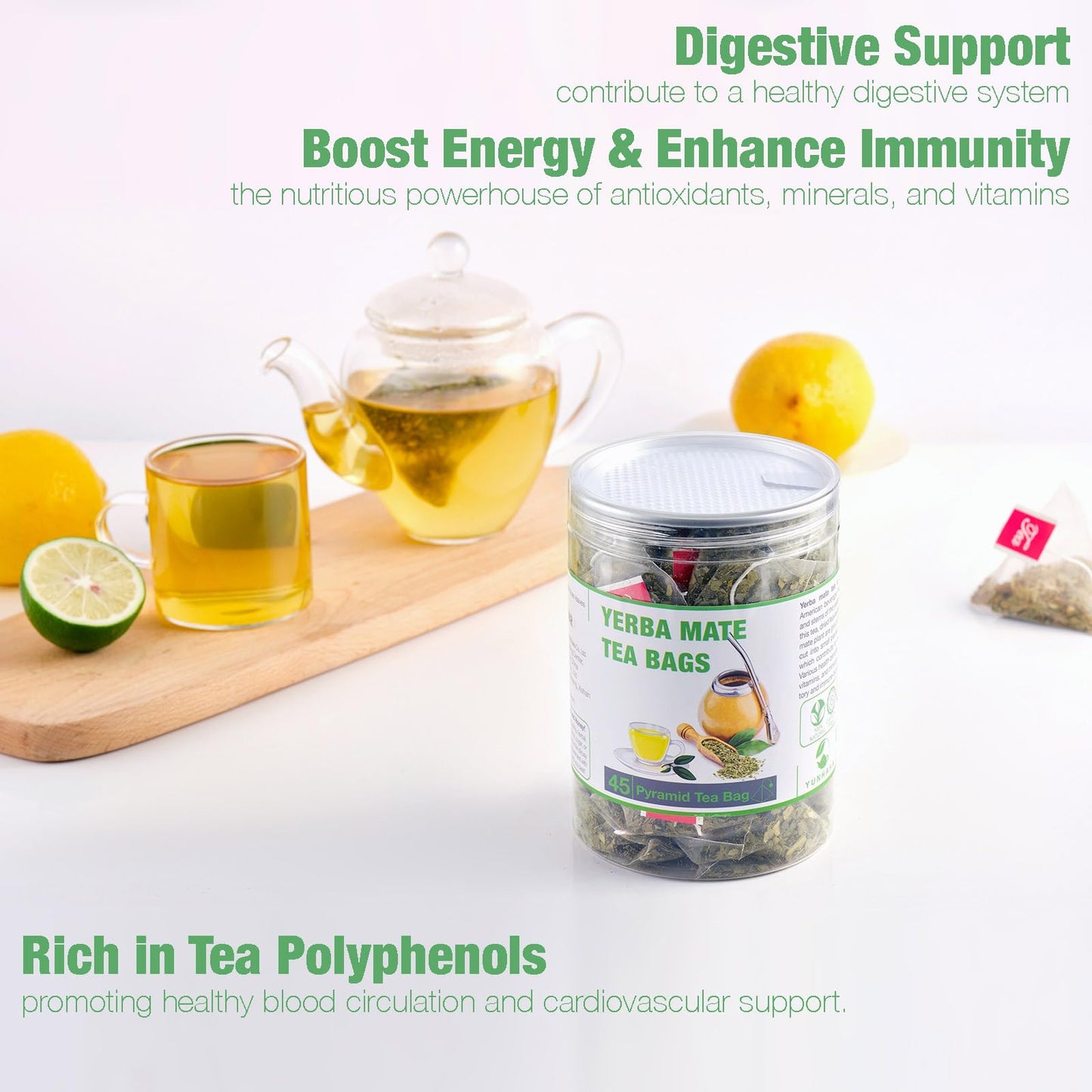 50 Ginger Turmeric Tea Bags – Premium Herbal Turmeric and Ginger Tea for Digestion and Immune Support, Caffeine-Free