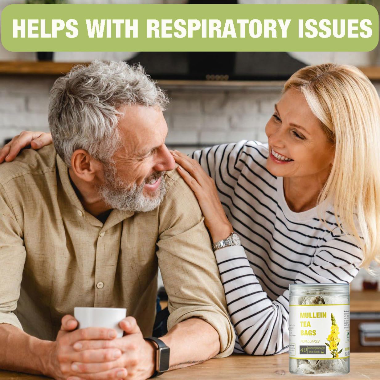 50 Ginger Turmeric Tea Bags – Premium Herbal Turmeric and Ginger Tea for Digestion and Immune Support, Caffeine-Free