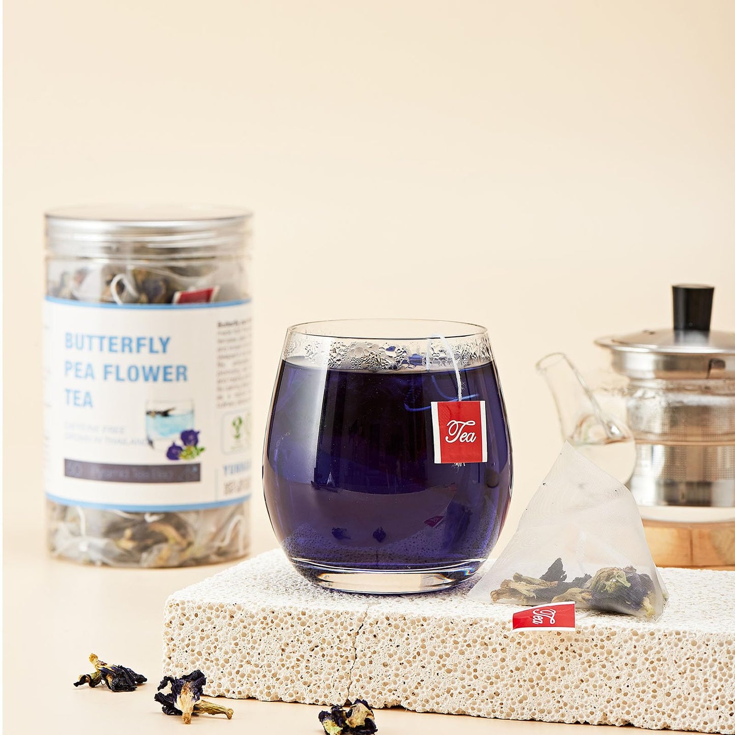 50 Ginger Turmeric Tea Bags – Premium Herbal Turmeric and Ginger Tea for Digestion and Immune Support, Caffeine-Free