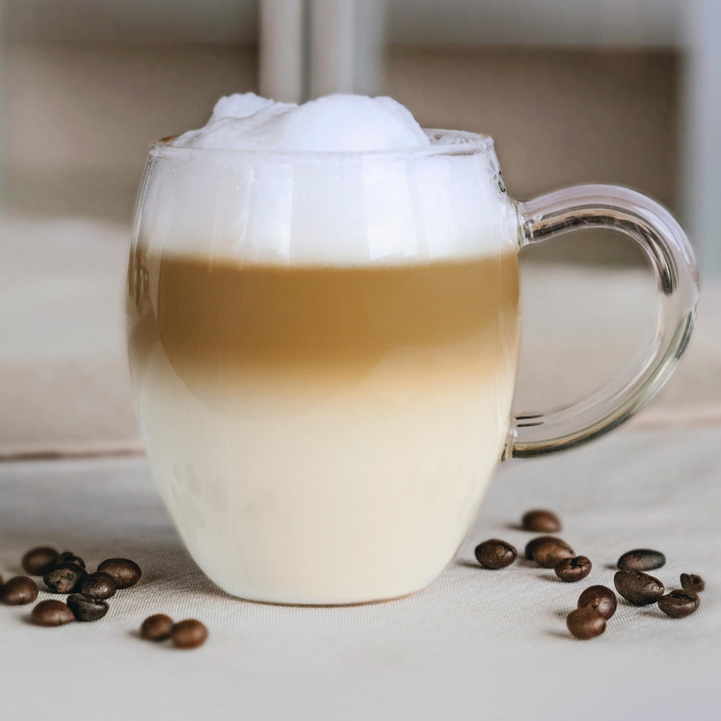 Creano Tea Glass with Infuser and Lid 400ml - Large Tea Cup - Microwave & Dishwasher Safe - Loose Leaf Tea Maker Gift Set