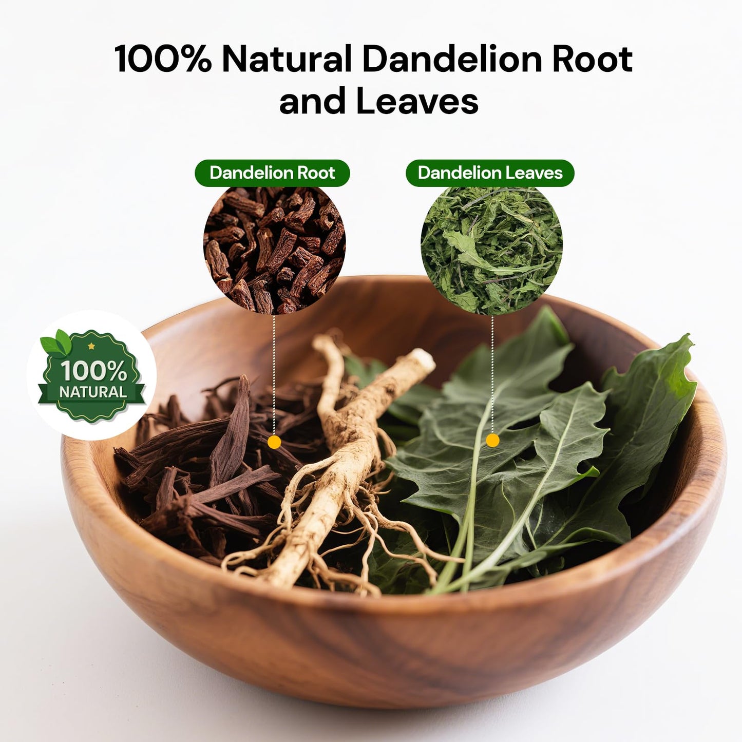 Ginseng Five Treasures Kidney Tea, Traditional Chinese Herbal TeaBags, Natural Organic Kidney Cleanse Detox Tea for Women & Men, 7 Precious Ingredients Formula(1 Pack/25 Bags)