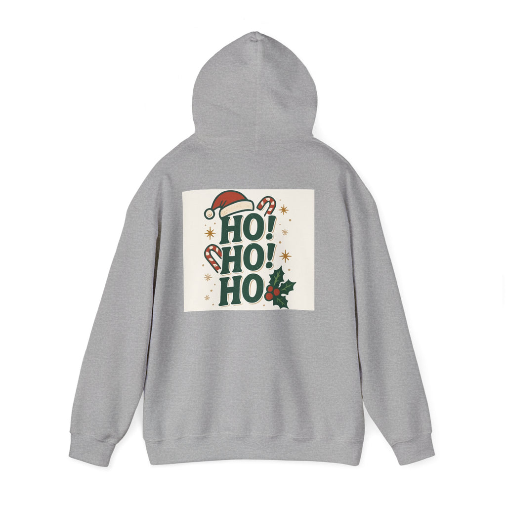 Christmas Wrapper Hoodie — Cute Black Girl Santa Illustration Holiday Sweatshirt