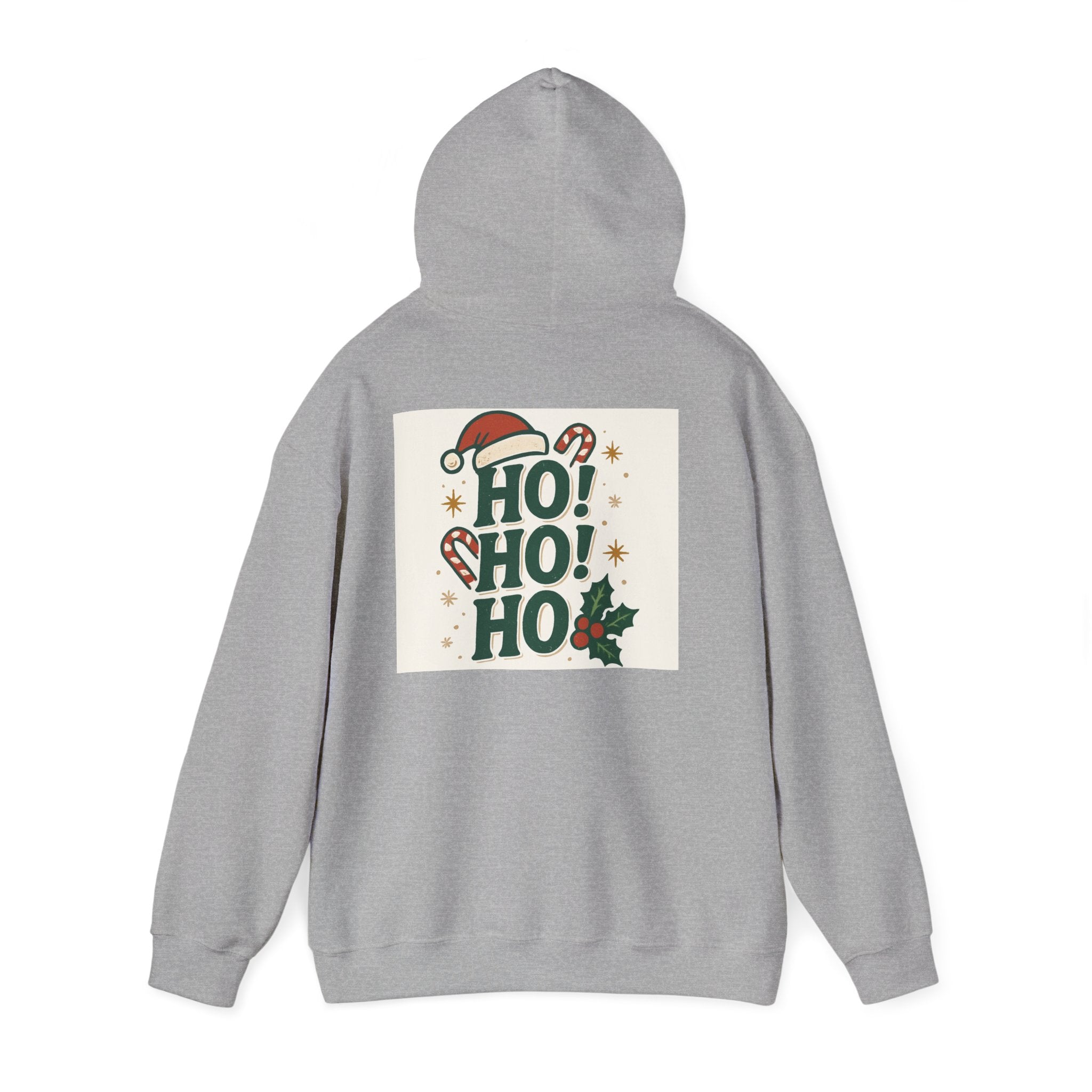 Christmas Wrapper Hoodie — Cute Black Girl Santa Illustration Holiday Sweatshirt