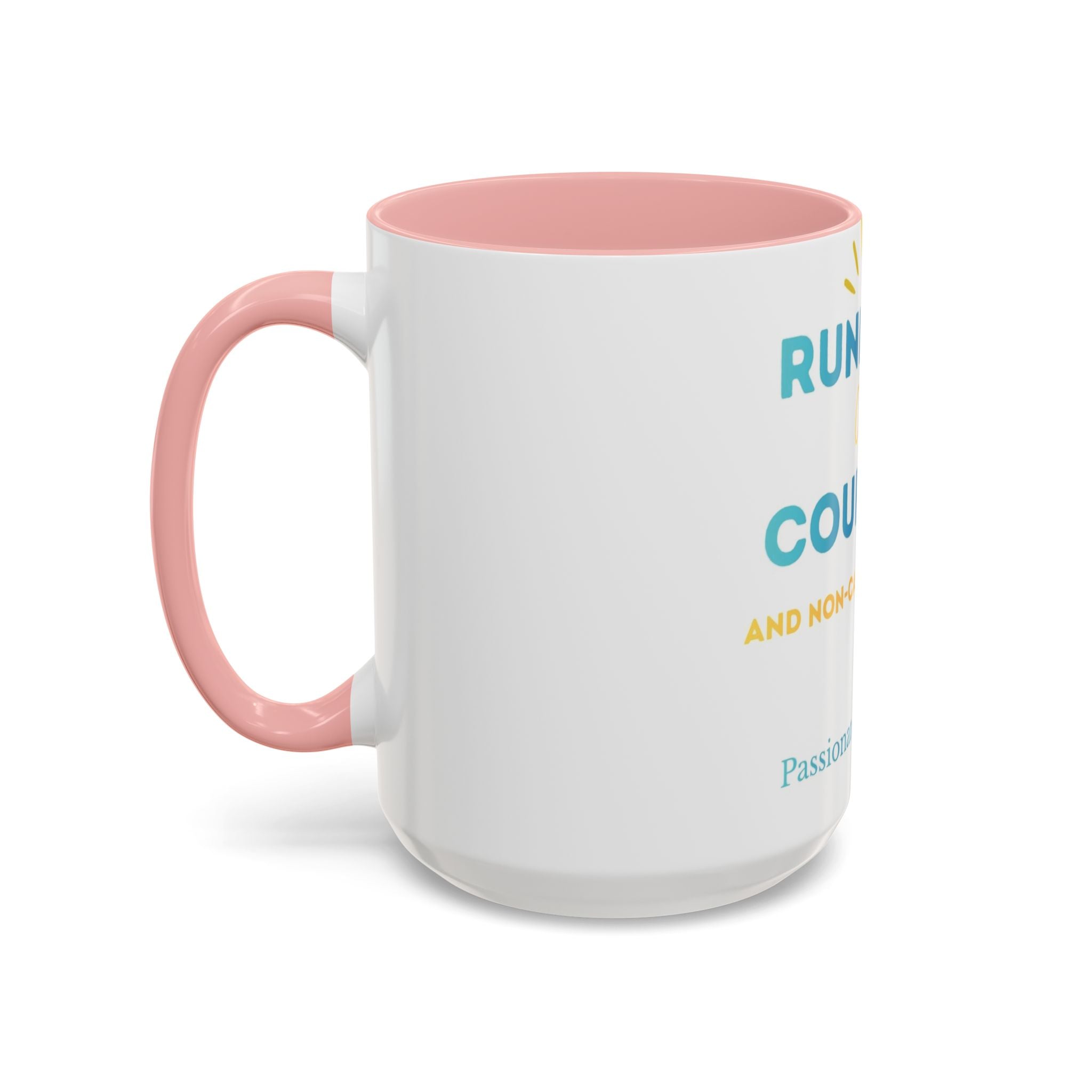 Running on Courage Tea Mug — Inspirational Coffee Cup (15oz)