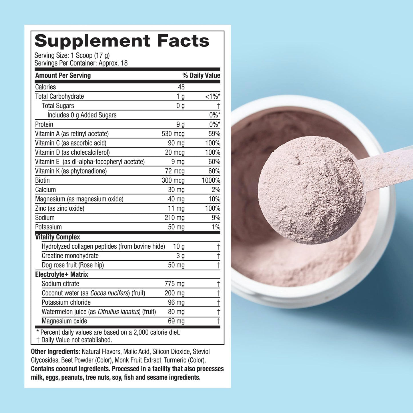 Purely Inspired Collagen Powder, Unflavored (20 Servings) - 20g Collagen Peptides Protein Powder for Women & Men - Grass-Fed & Pasture Raised - Gluten-Free, Paleo & Keto-Friendly Collagen Drink