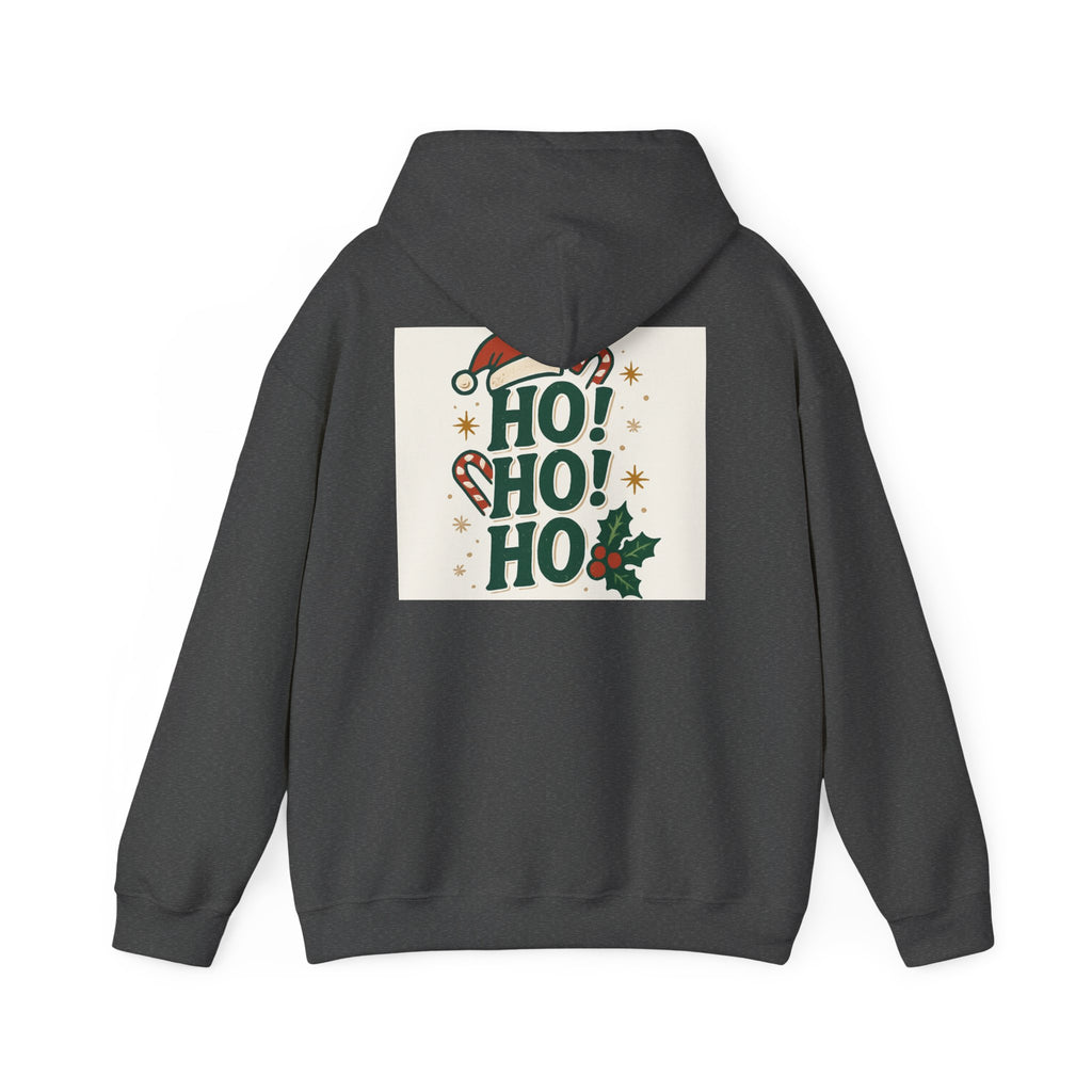 Christmas Wrapper Hoodie — Cute Black Girl Santa Illustration Holiday Sweatshirt