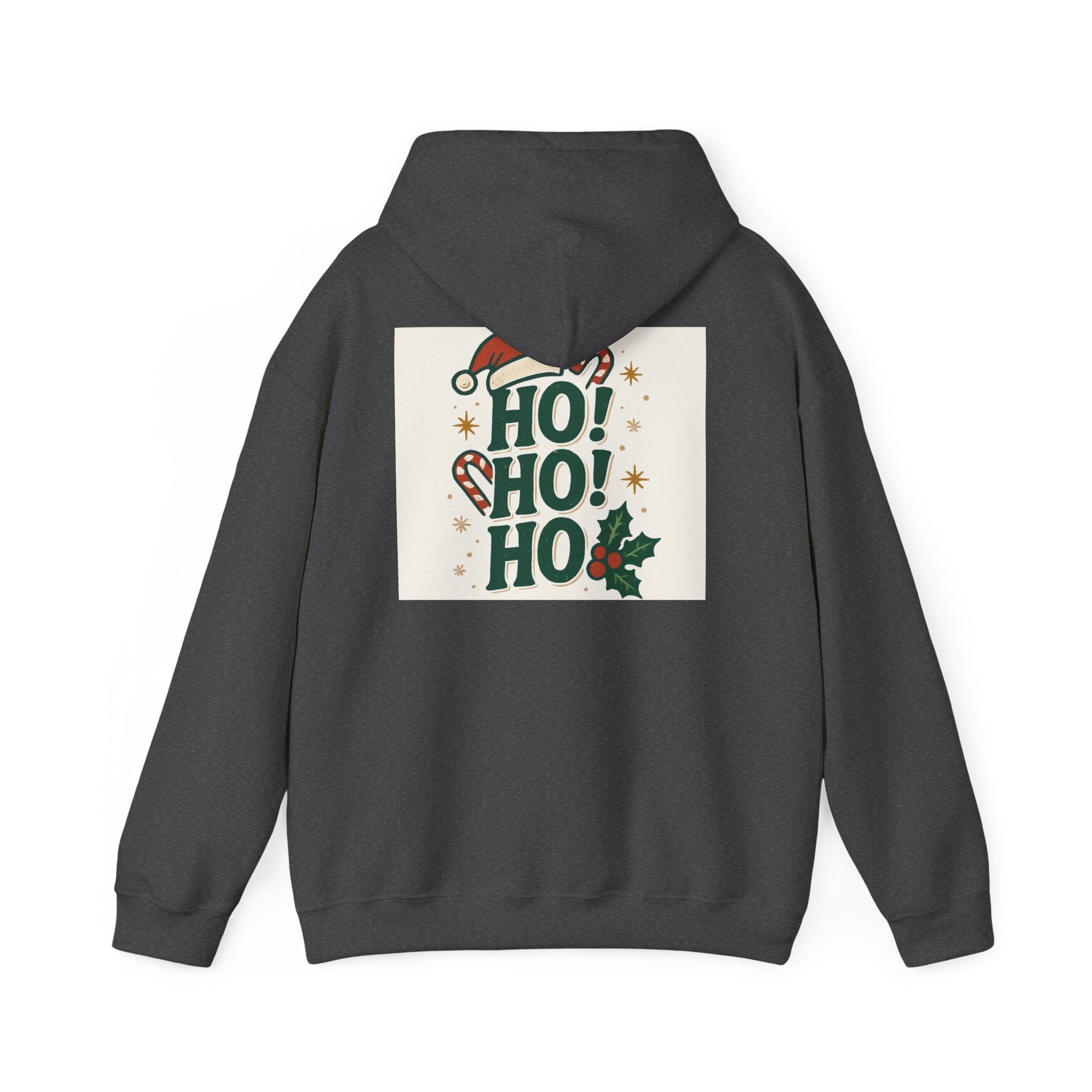 Christmas Wrapper Hoodie — Cute Black Girl Santa Illustration Holiday Sweatshirt